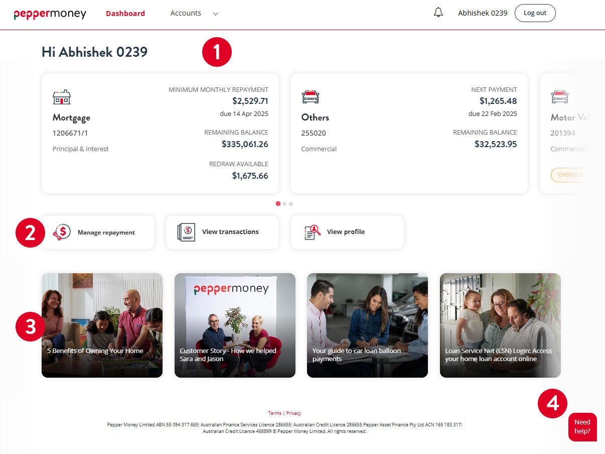 mypeppermoney account