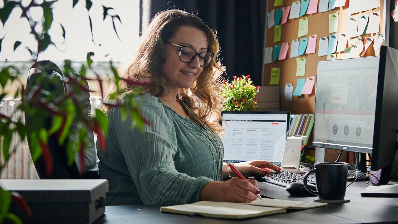 Woman reviewing her homeloan application checklist