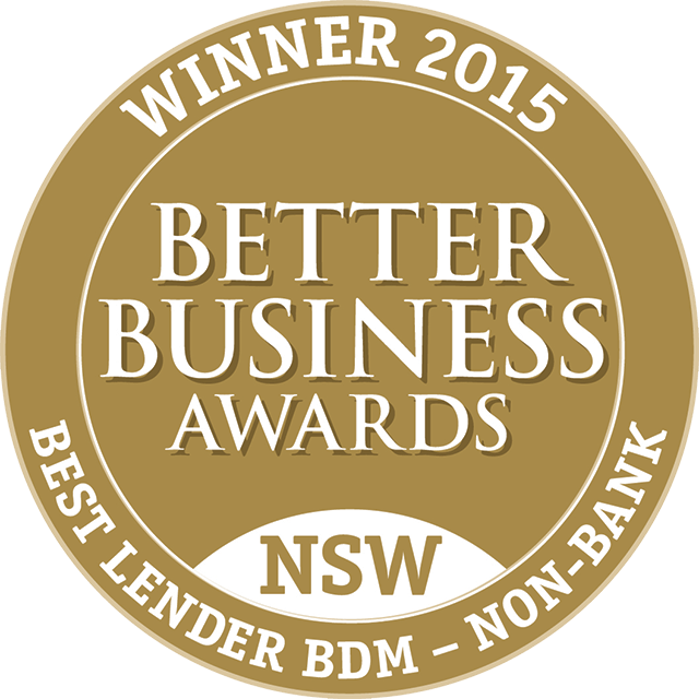 Pepper Money 2015 Best Lender BDM (Non-Bank) NSW - Better Business Awards